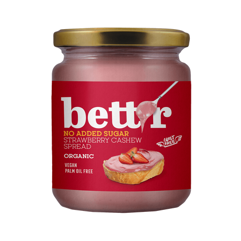 BIO maasika kašupähklimääre, ilma lisatud suhkruta