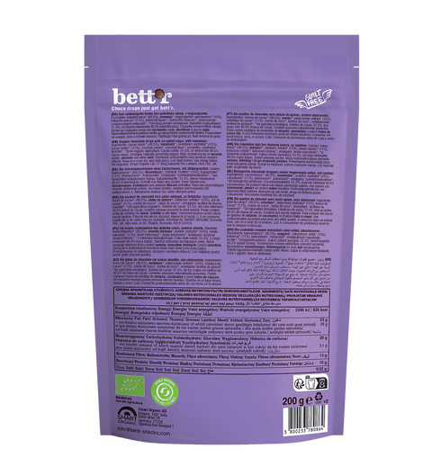 BIO Choco tilgad, ilma lisatud suhkruta