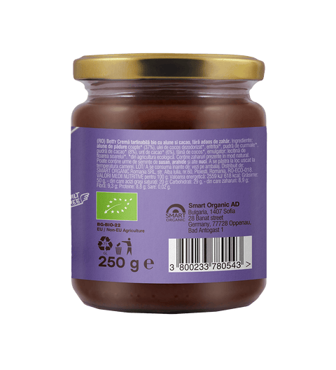 BIO sarapuupähkli kakaomääre, ilma lisatud suhkruta