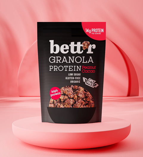 BIO Protein Granola maapähkel ja kakao