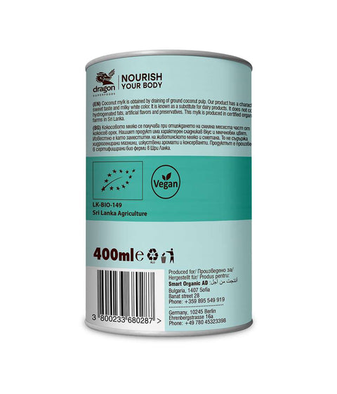 Bio Coconut mylk, 6% rasva