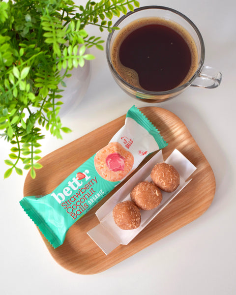 Bio Puuviljapallid kookose ja maasika täidisega