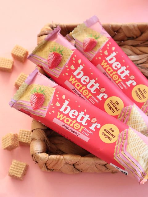 BIO vahvel india pähkli maasikakreemiga, ilma lisatud suhkruta