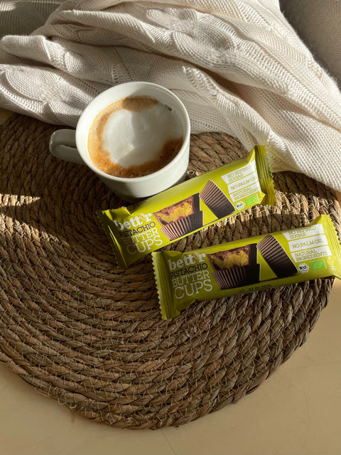 BIO pähklivõitopsid pistaatsiakreemiga