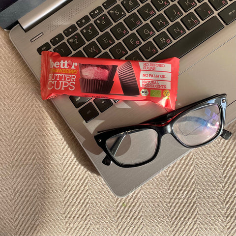 BIO pähklivõitopsid maasikakreemiga