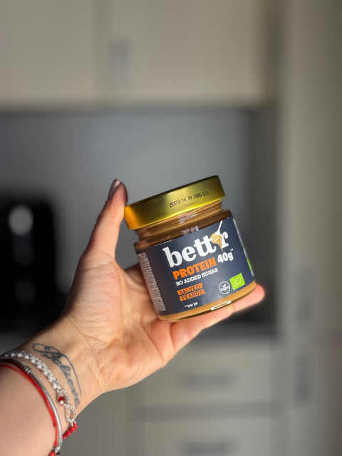 BIO valgumääre soolatud maapähkliga, ilma lisatud suhkruta