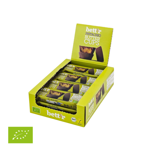 BIO pähklivõitopsid pistaatsiakreemiga