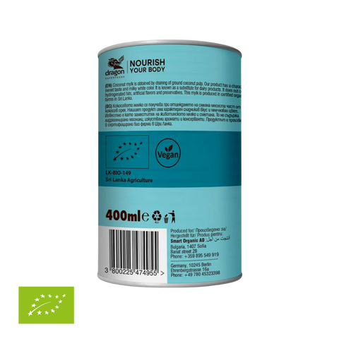 Bio Coconut mylk, 6% rasva