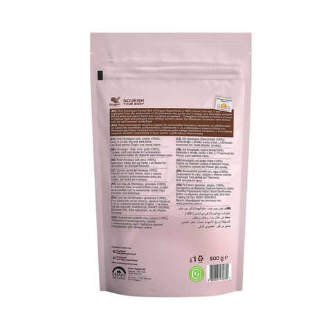 Dragon Superfoods roosa Himaalaja sool, jäme (500 g)