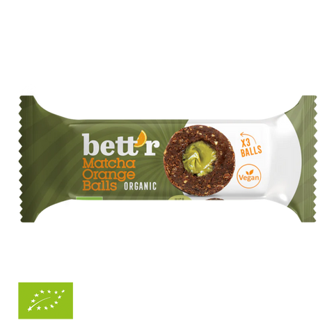 Mahedad puuviljapallid matcha ja apelsiniga, Bett'r