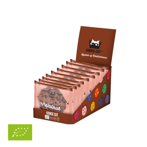 BIO topeltšokolaadi ja kreeka pähkli küpsis