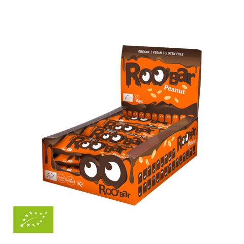 BIO šokolaadiga kaetud maapähklibatoon