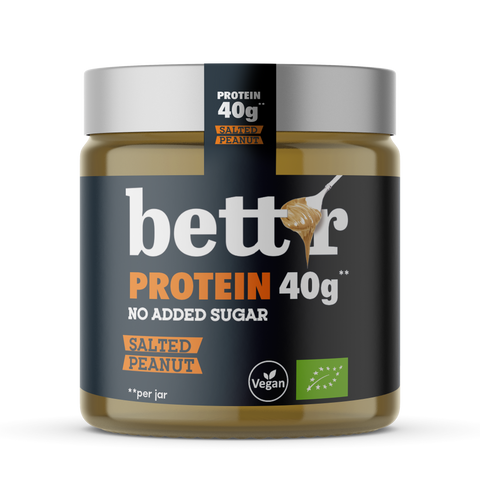 BIO valgumääre soolatud maapähkliga, ilma lisatud suhkruta