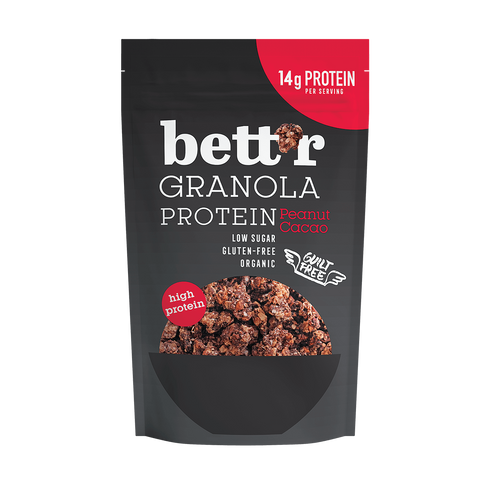 BIO Protein Granola maapähkel ja kakao