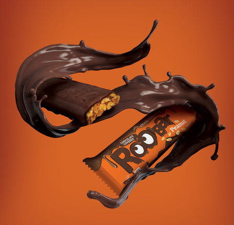 BIO šokolaadiga kaetud maapähklibatoon