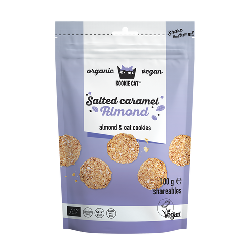 Bio Mini Cookies Shareables Soolatud karamell ja mandel