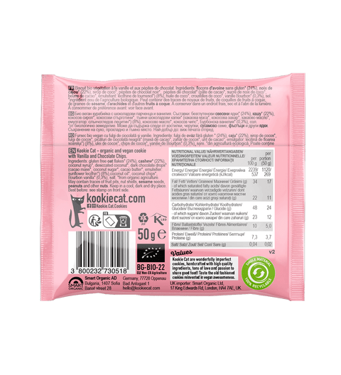 BIO Vanilje-šokolaadiküpsis